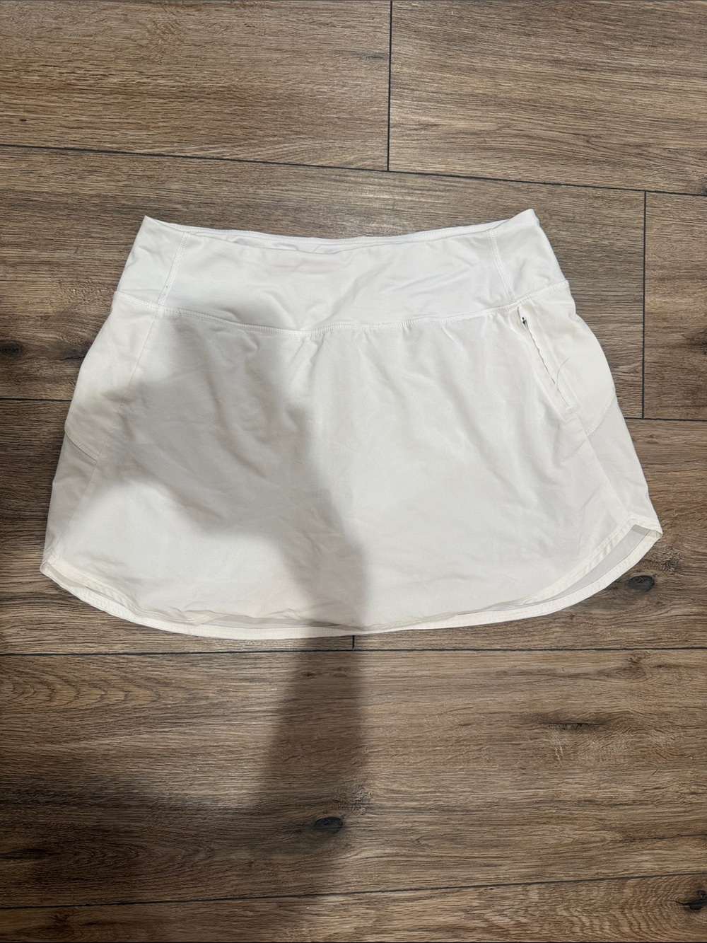 Outdoor Voices White Athletic Skort with Side Pocket